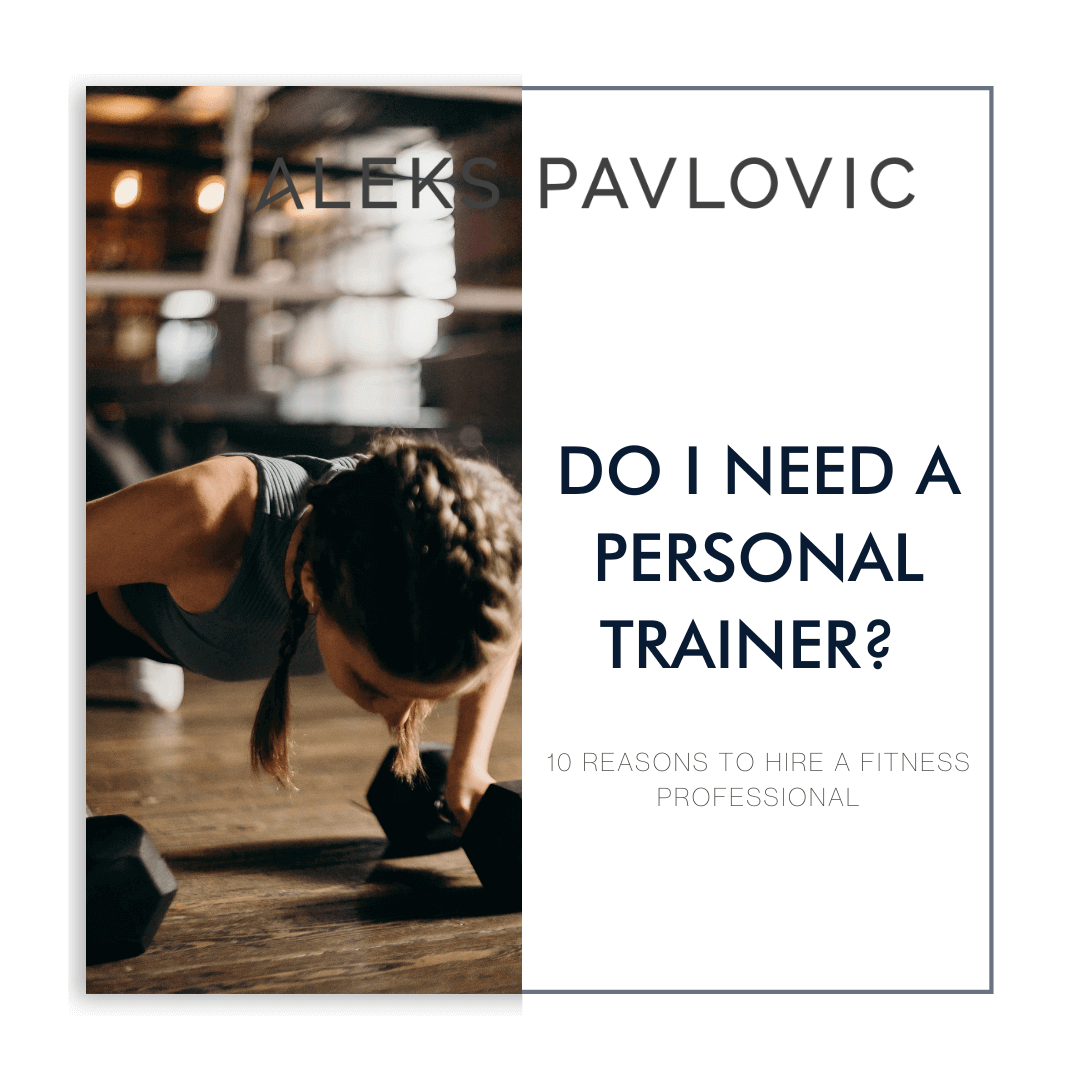 Blog graphic for 10 reasons to hire a personal trainer